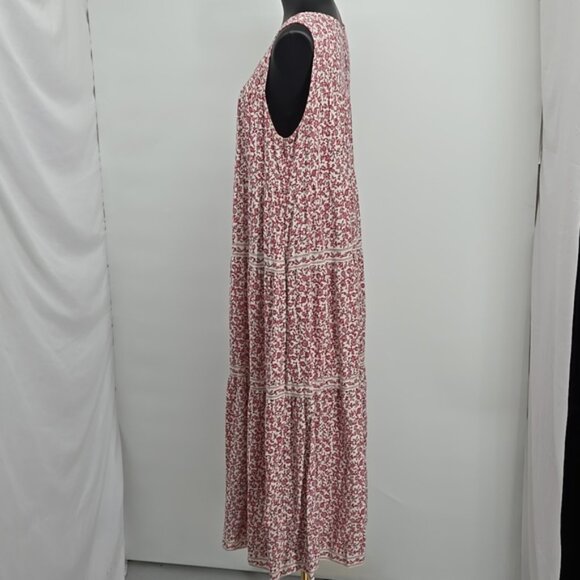 Elegant Floral Sleeveless Maxi Dress - Picture 4 of 6